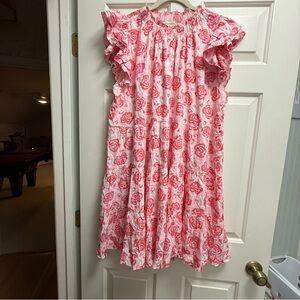 🌸Sail to Sable Pink Floral Midi Dress 🌸